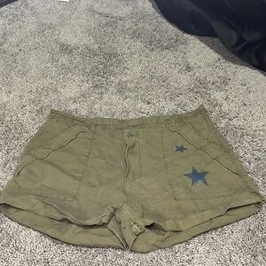 Y2K Raw Trim Low Rise Shorts